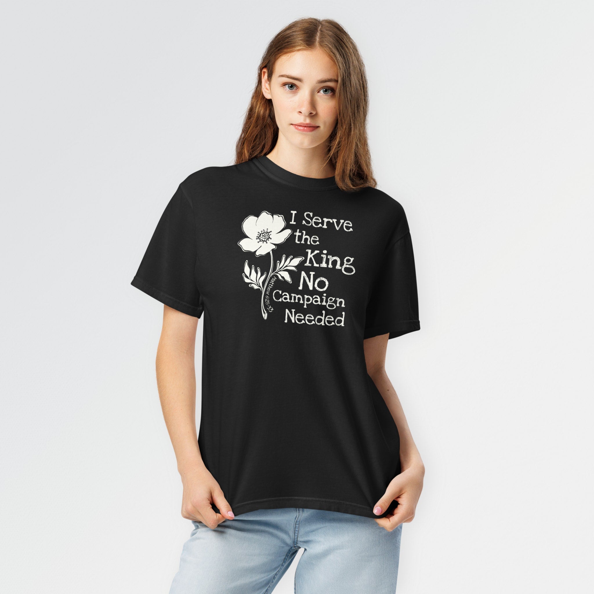 Serve the King Tee