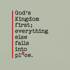 Kingdom First — All in Place Tee