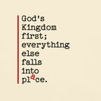 Kingdom First — All in Place Tee